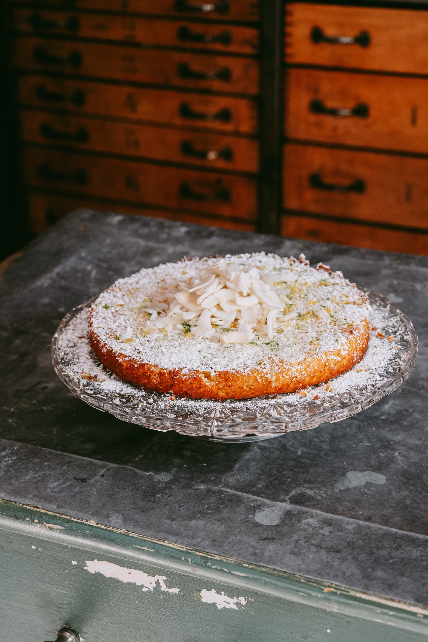 Weiße Schokolade Kokos Tarte
